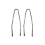 Portland Design Works Black Full Metal Fender Hardware Set - 700x37mm